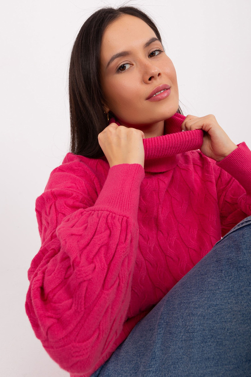 Svetr-AT-SW-2348.93-fuchsiový