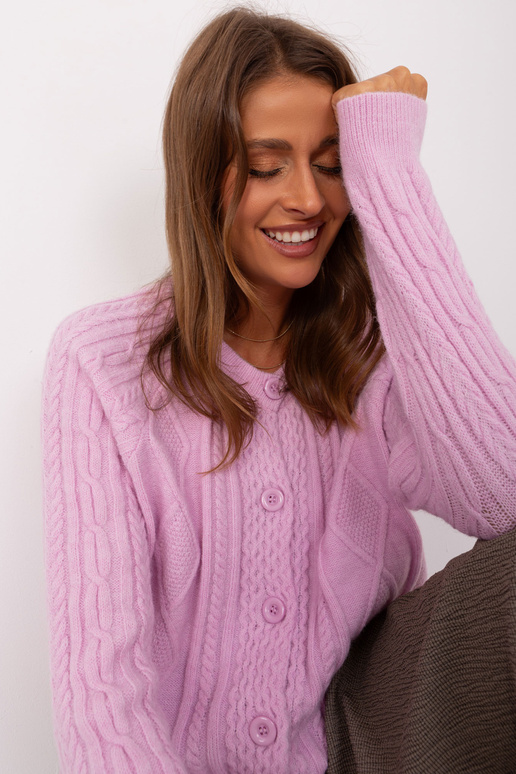 Svetr-AT-SW-2346-2,99P-světle fialový