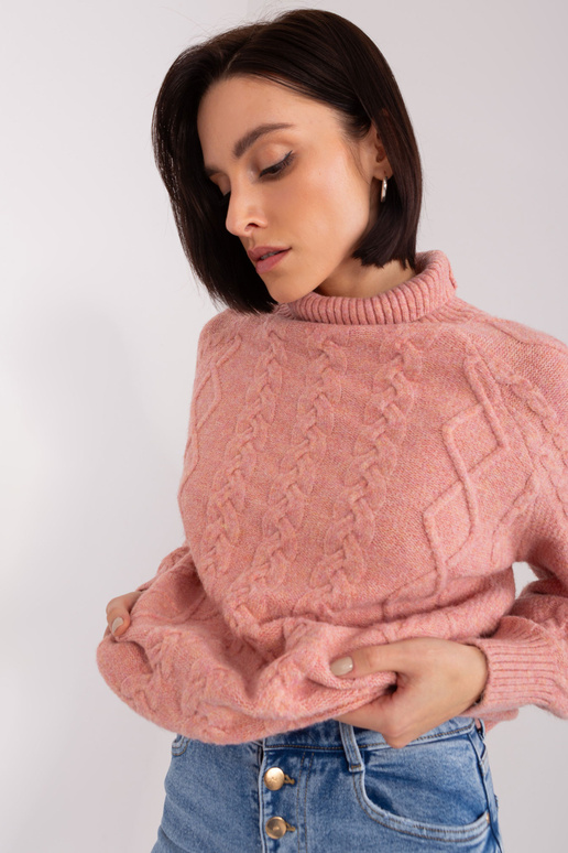 Svetr-AT-SW-2355-2.19P-tmavě růžový