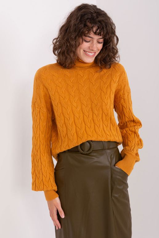 Svetr-AT-SW-2348,93-tmavě žlutý