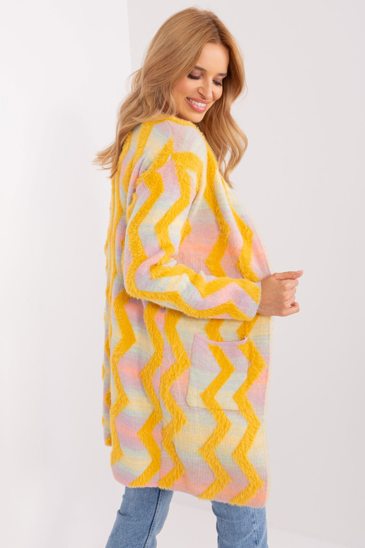 Sweter-AT-SW-234701.34-żółty