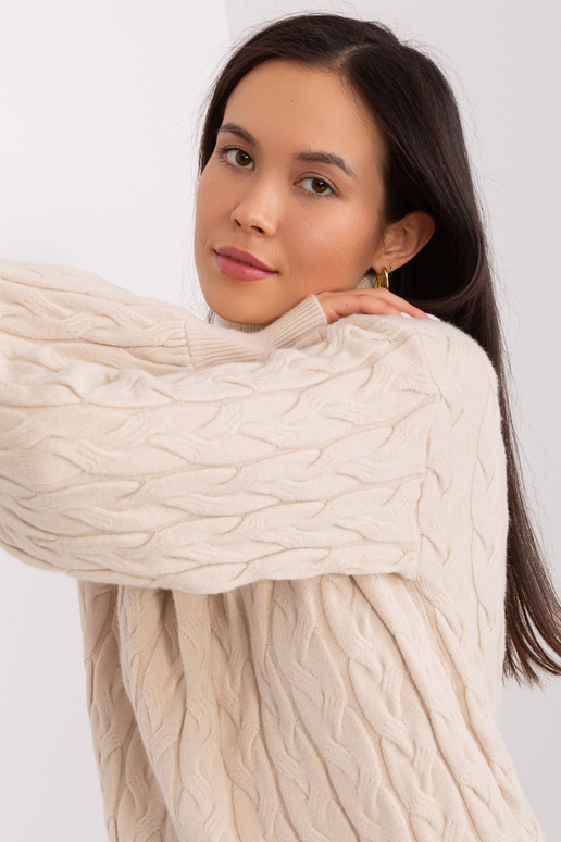 Svetr-AT-SW-2348.07-světle béžový