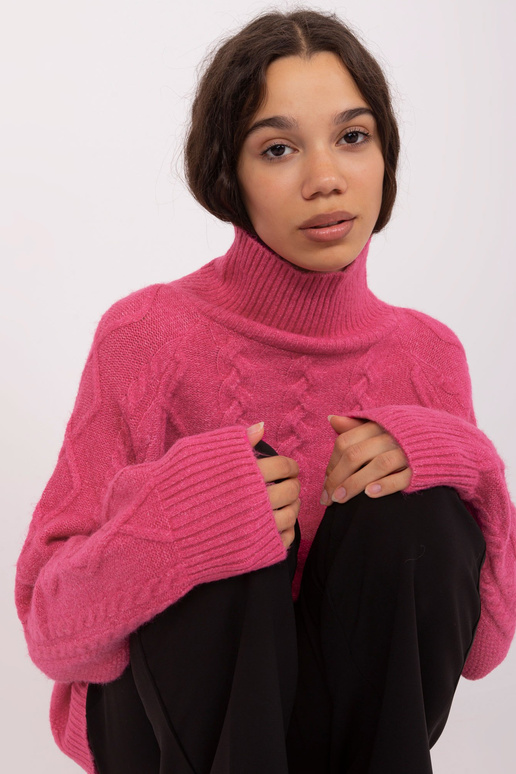 Svetr-AT-SW-2355-2.30X-tmavě růžový