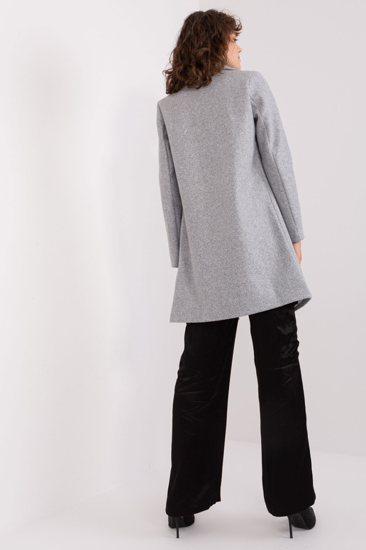 Kabát-TW-PL-BI-23314.00P-šedá