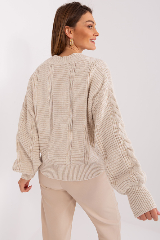 Sweter-LC-SW-0588.30X-jasny beżowy