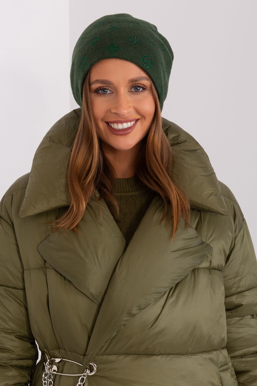 Czapka- AT-CZ-2325,96 - tmavě zelená