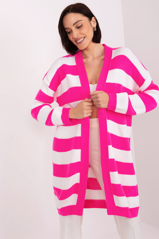 Cardigan-BA-SW-8033.21-fluo růžová