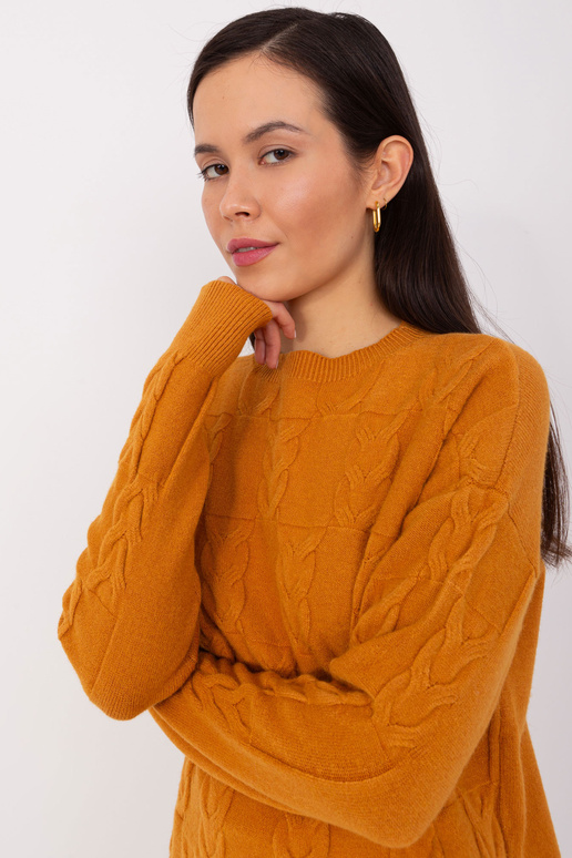 Svetr-AT-SW-2340.22-tmavě žlutý