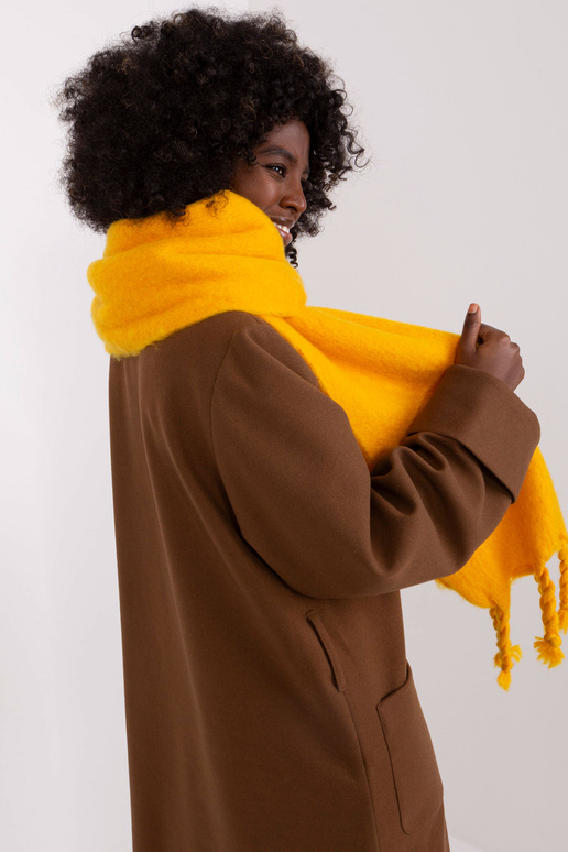 Szalik-AT-SZ-2313502.94P-ciemny żółty