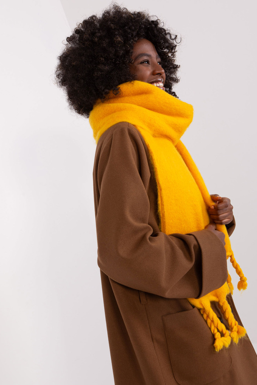 Szalik-AT-SZ-2313502.94P-ciemny żółty