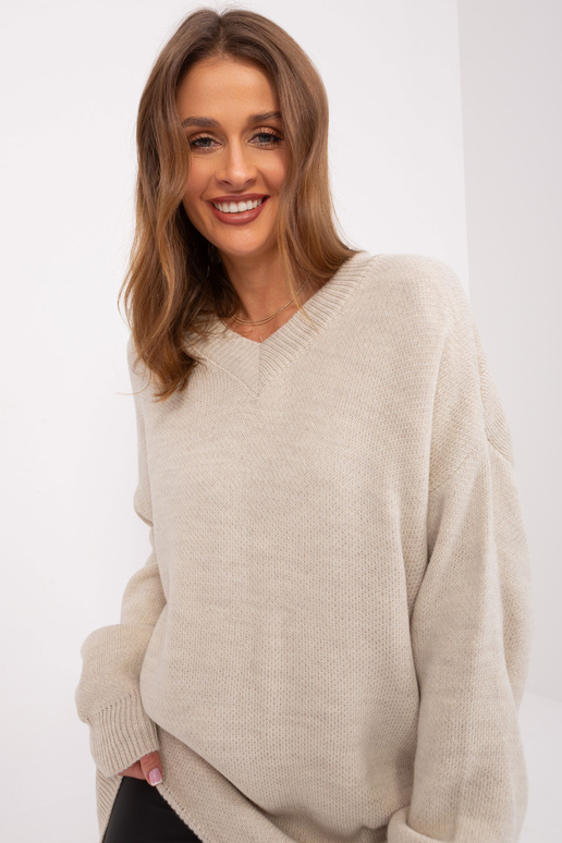 Sweter-LC-SW-0341.12P-beżowy