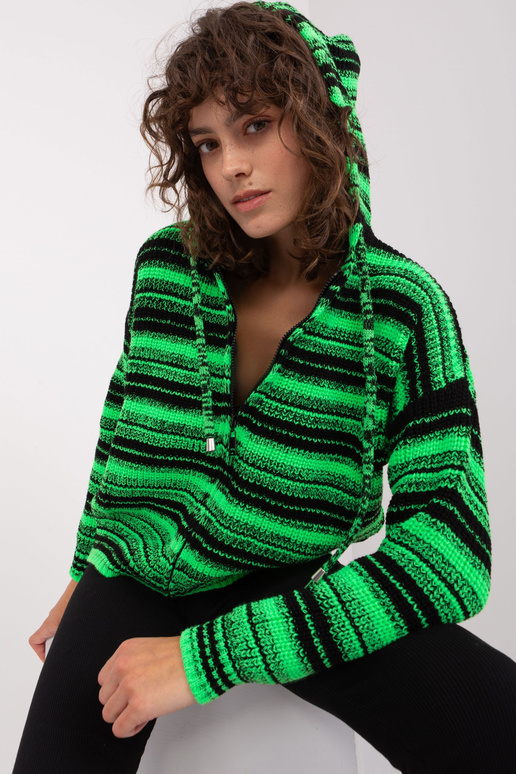 Svetr-BA-SW-8000.51P-černo-zelený