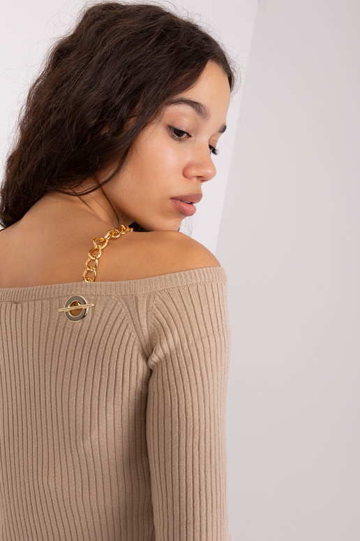 Svetr-EM-SW-070921.49-tmavě béžový Svetr-EM-SW-070921.49-tmavě béžový