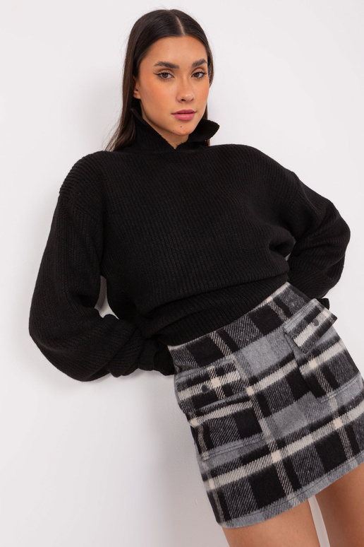 Spódnica-LK-SD-508389.06P-ciemny szary