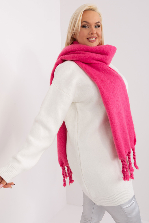 Szalik-AT-SZ-2313502.53P-ciemny różowy Szalik-AT-SZ-2313502.53P-ciemny różowy