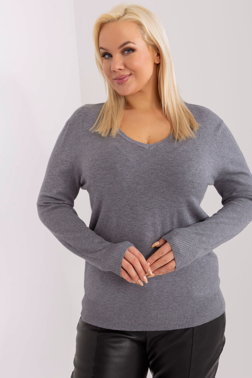 Sweter-PM-SW-PM-3007+1.18-ciemny szary