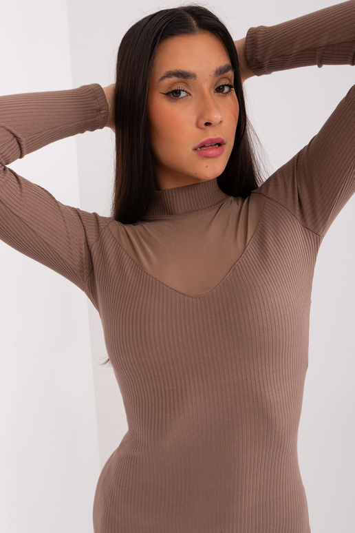 Sukienka-RV-SK-9216.06P-brązowy