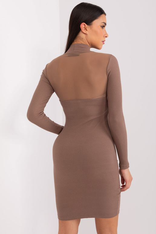Sukienka-RV-SK-9216.06P-brązowy