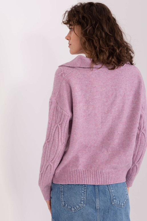 Svetr-AT-SW-2349-2,96-světle fialový