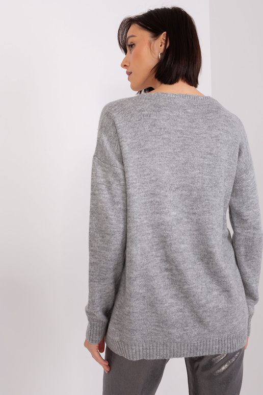 Svetr-TO-SW-1810.29P-šedý Svetr-TO-SW-1810.29P-šedý