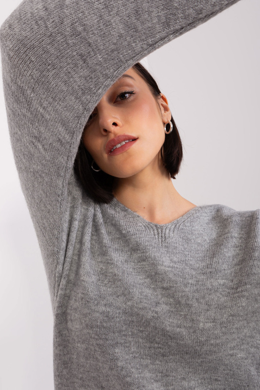 Svetr-TO-SW-1810.29P-šedý Svetr-TO-SW-1810.29P-šedý