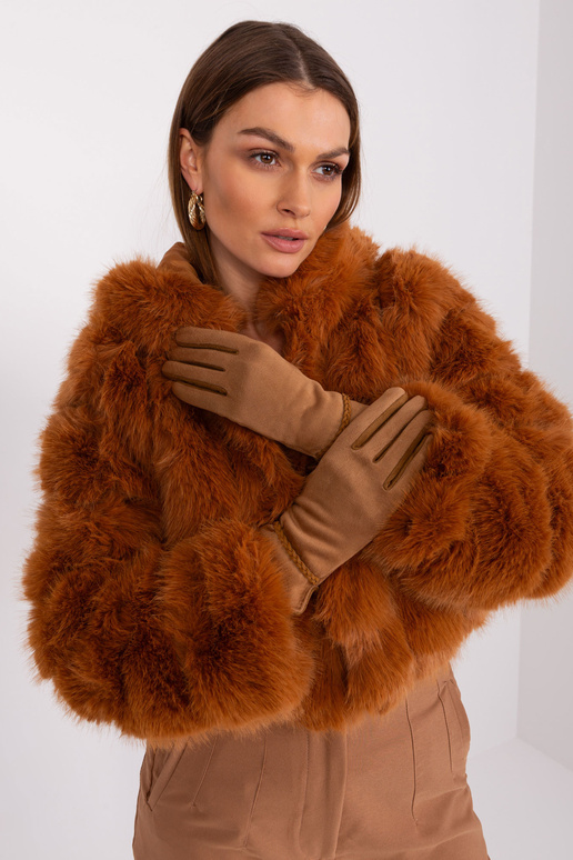 Rękawiczki-AT-RK-238601.31P-camelowy