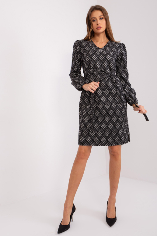 Sukienka-LK-SK-509474-1.52P-szaro-czarny