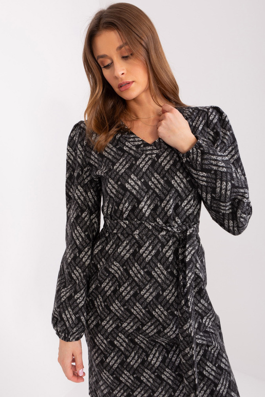 Sukienka-LK-SK-509474-1.52P-szaro-czarny