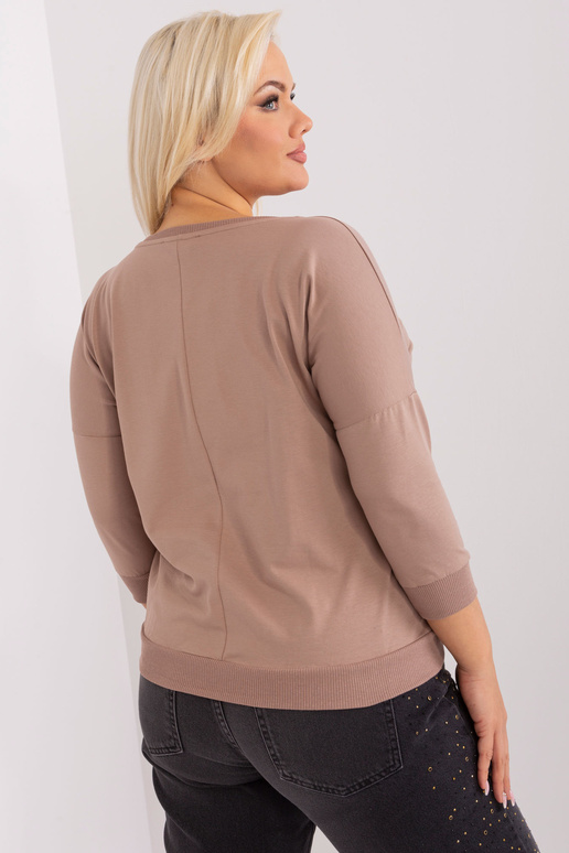 Bluzka-RV-BZ-8981.31P-ciemny bezowy