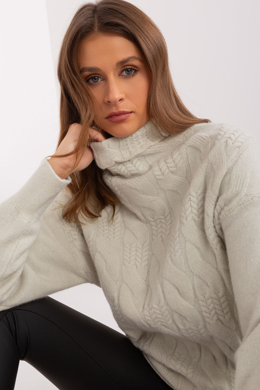Sweter-AT-SW-23401.97P-mietowy