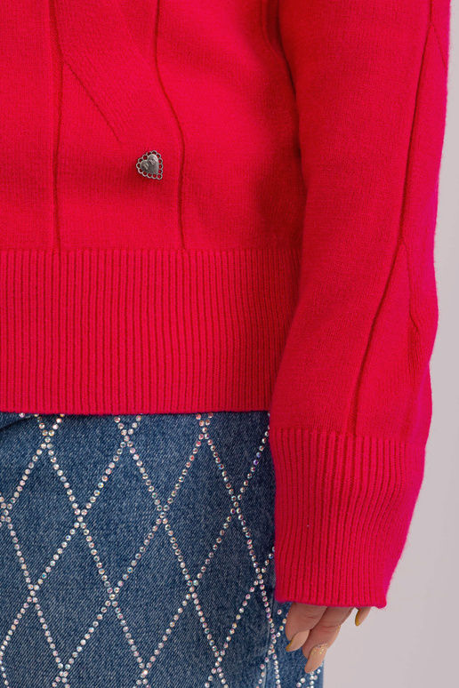 Sweter-PM-SW-PM688.64-fuksjowy