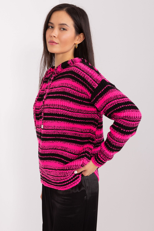 Svetr-BA-SW-8000.56P-černo-růžový