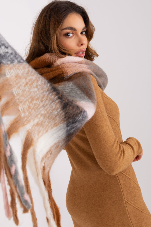 Szalik-AT-SZ-2313.31-brązowy Szalik-AT-SZ-2313.31-brązowy