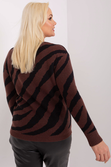 Sweter-PM-SW-PM785.23X-brązowy