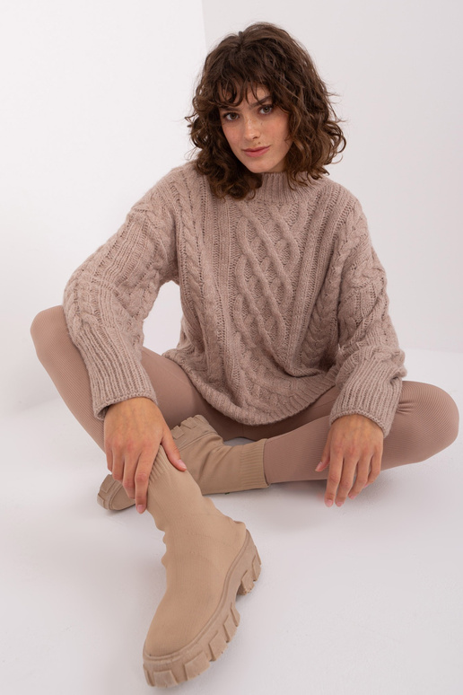 Svetr-AT-SW-2363-2.30-tmavě béžový