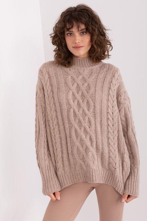 Svetr-AT-SW-2363-2.30-tmavě béžový