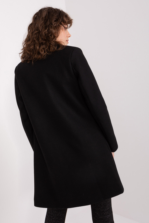 Kabát-TW-PL-BI-23314.00P-černý Kabát-TW-PL-BI-23314.00P-černý