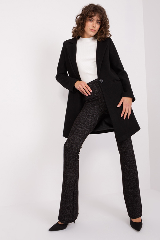 Kabát-TW-PL-BI-23314.00P-černý Kabát-TW-PL-BI-23314.00P-černý