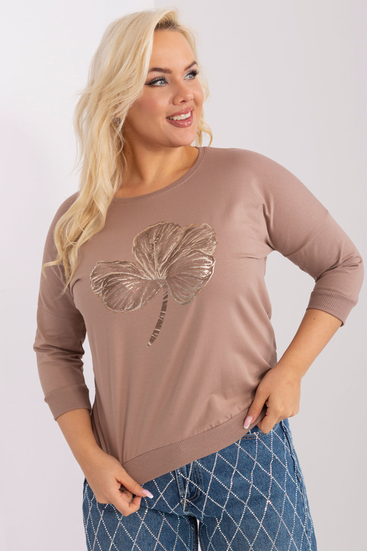 Bluzka-RV-BZ-9191.78-ciemny bezowy