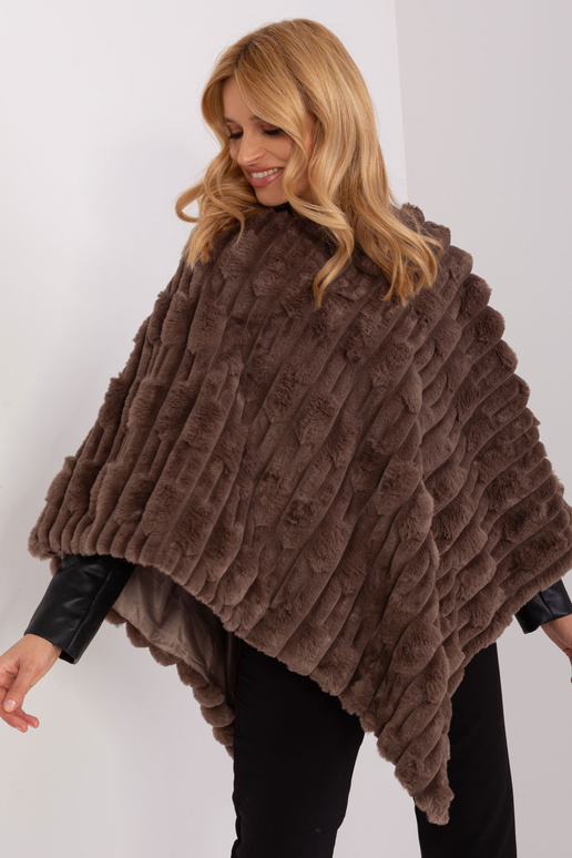 Poncho-AT-PN-2347.68-brązowy