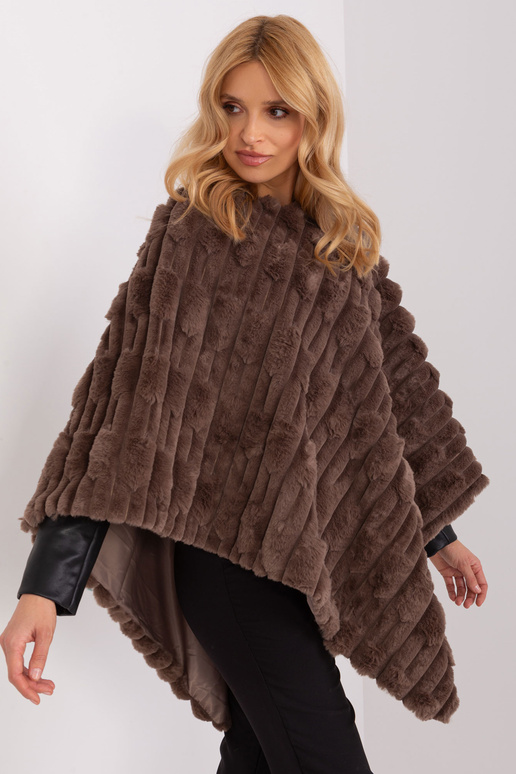 Poncho-AT-PN-2347.68-brązowy