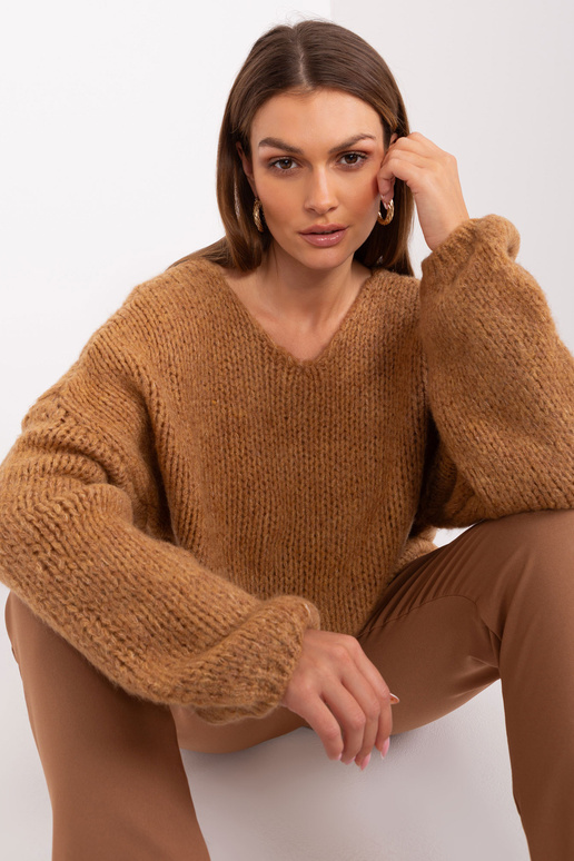 Sweter-LC-SW-3020.10P-camelowy