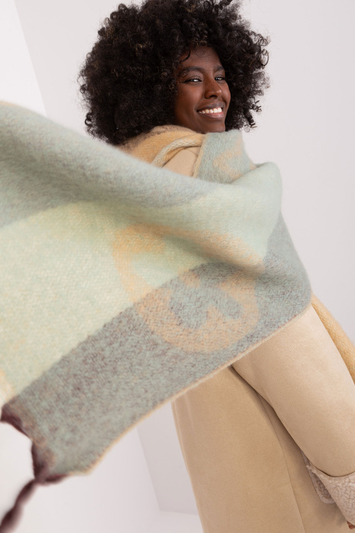 Szalik-AT-SZ-2316.10P-mietowy Szalik-AT-SZ-2316.10P-mietowy