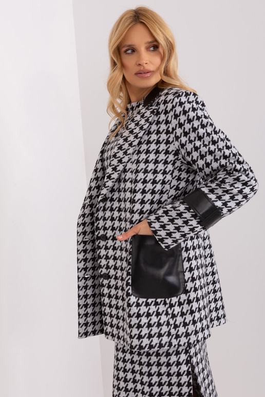 Marynarka-LK-MA-509511.99-biało-czarny