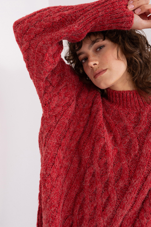 Svetr-AT-SW-2363-2.04P-tmavě červený
