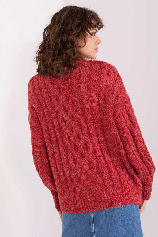 Svetr-AT-SW-2363-2.04P-tmavě červený