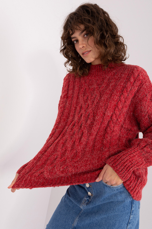Svetr-AT-SW-2363-2.04P-tmavě červený