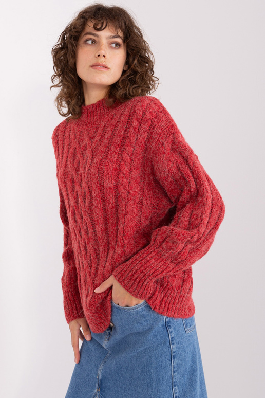 Svetr-AT-SW-2363-2.04P-tmavě červený