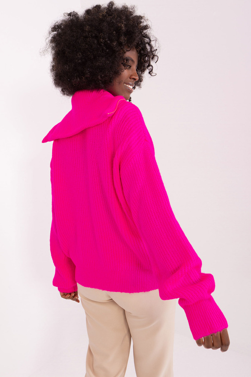 Sweter-BA-SW-0374.07P-fluo różowy