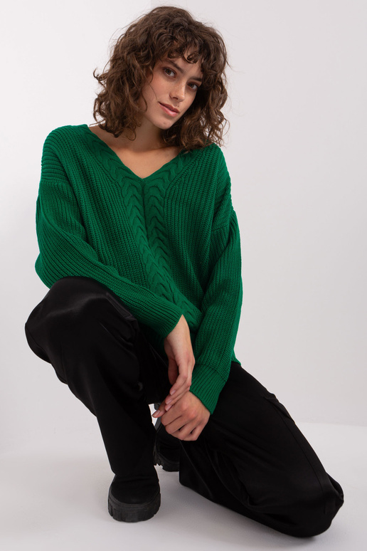 Svetr-BA-SW-8028.36P-tmavě zelený